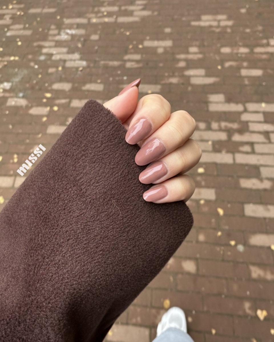 MISSI - Nagels - Nagelstickers - UV-vrije Gel Wraps - Nail Art - Zonder Droogtijd - 22 stickers - Taupe
