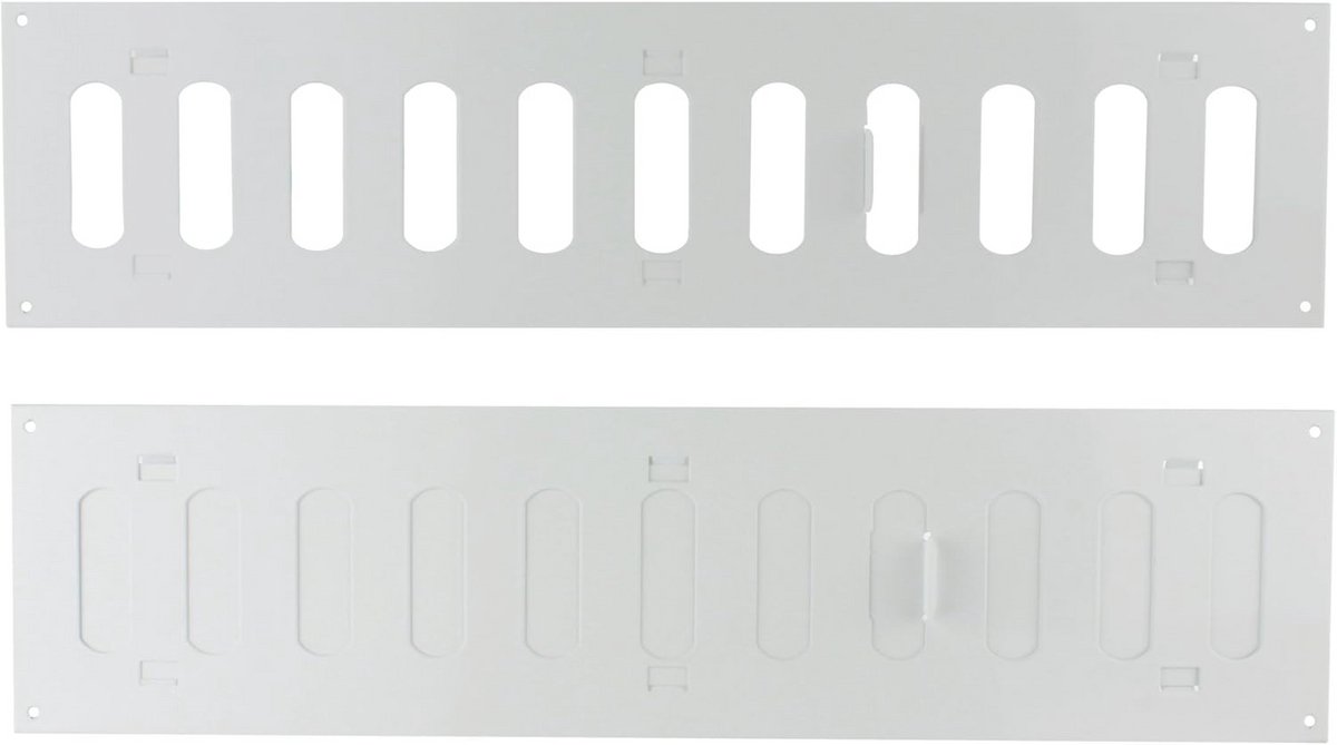 Ventilatierooster Wandrooster 300 mm x 100 mm - Insectenbescherming, Afsluitbaar en Weerbestendig