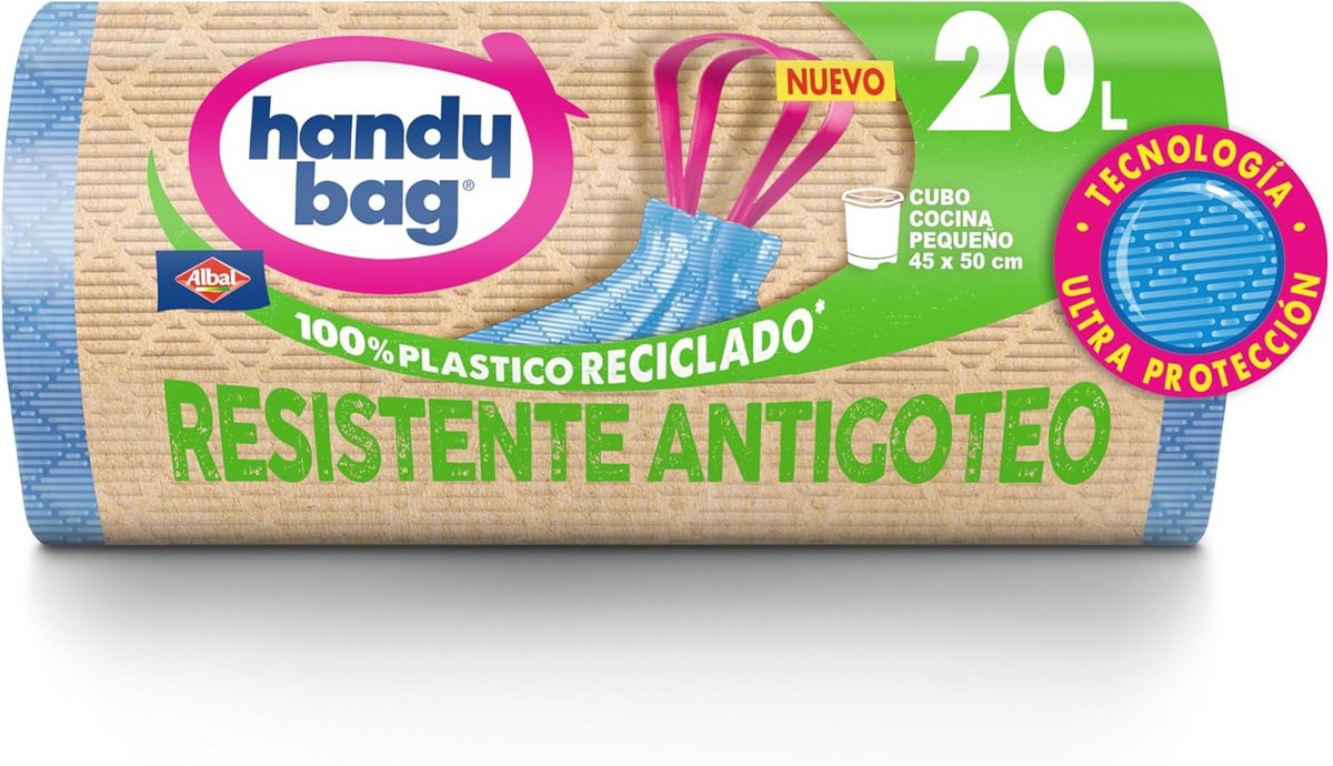 Robuuste Lekvrije Vuilniszakken - 100% Gerecycled - 20L - 15 Stuks