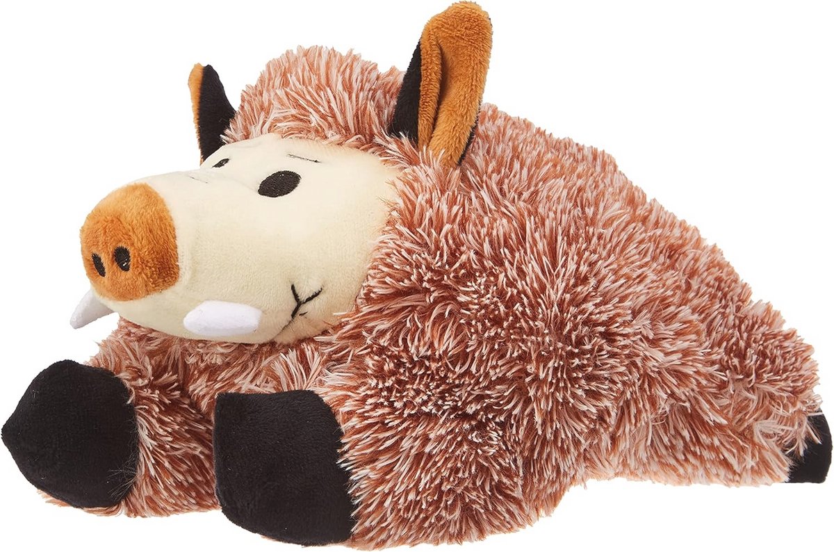 Pluche Wildvarken Huisdier Speelgoed - Bruin, 22.8 x 14.8 x 12.4 cm