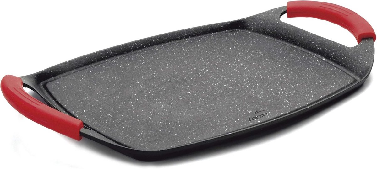 Grillplaat Eco Piedra 1,5 x 22,5 x 29 cm - Zwart voor Veilig Koken