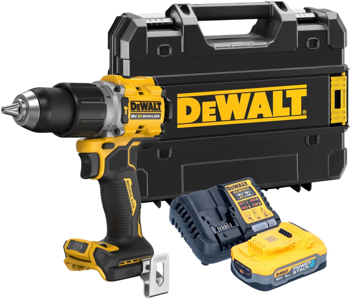 DeWalt DCD 805 NT accu-klopboormachine 18 V 90 Nm borstelloos + TSTAK - zonder accu, zonder oplader