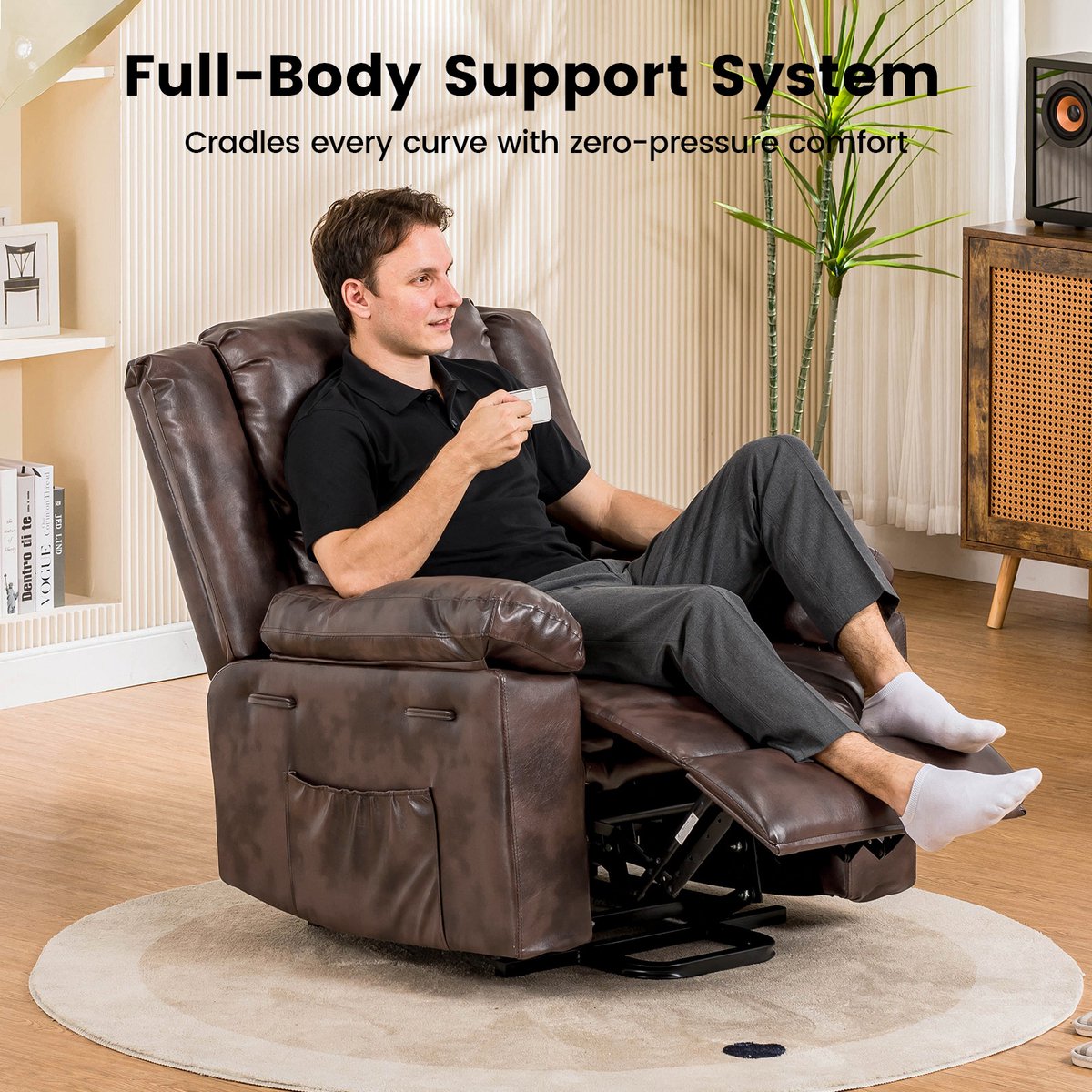 Elektrische Relaxstoel met Massage en - afbeelding 2