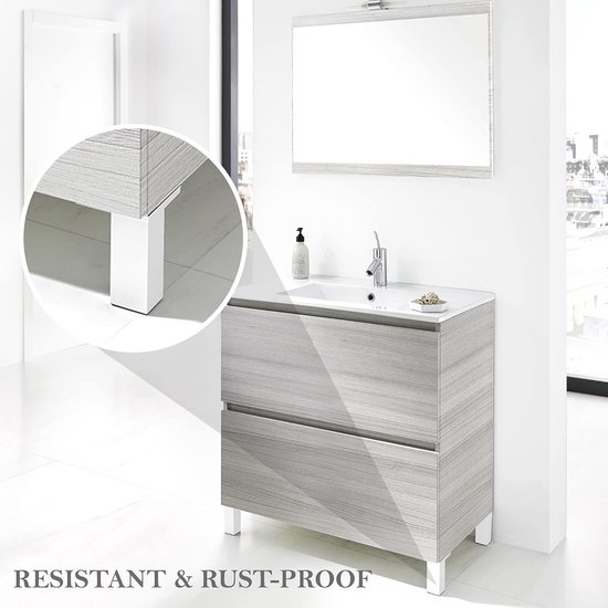 Meubelpoot zwart conisch 5 cm / 3,5 cm en hoogte 12,5 cm van massief hout (M8) kopen