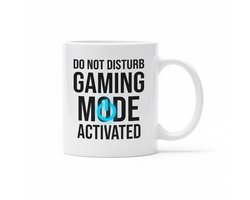 “Niet Storen – Gaming Mode Geactiveerd” Mok 330 ml – Grappige Gamer Beker – Perfect Cadeau voor Gamers, Tieners & Gamefans