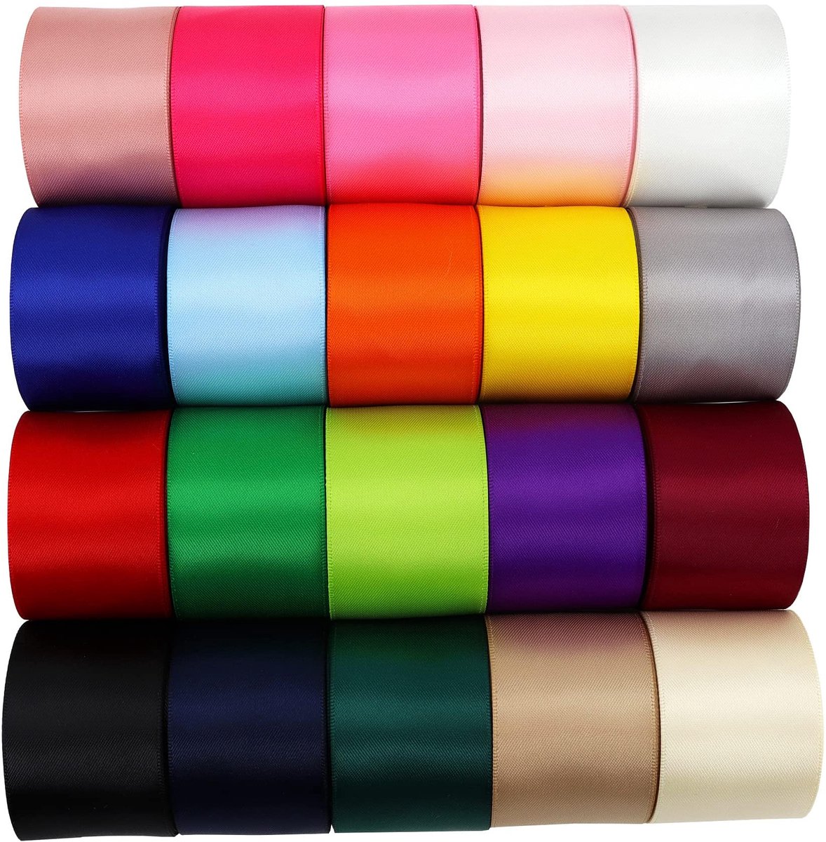 IMPERATORIS® Satijn Linten Set Voor Knutselen, Cadeaus, Decoratie - Cadeaulint - veelkleurig