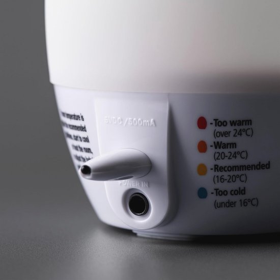 Digitale Kleur Veranderende Kamerthermometer en Nachtlampje van Merkloos — afbeelding 5