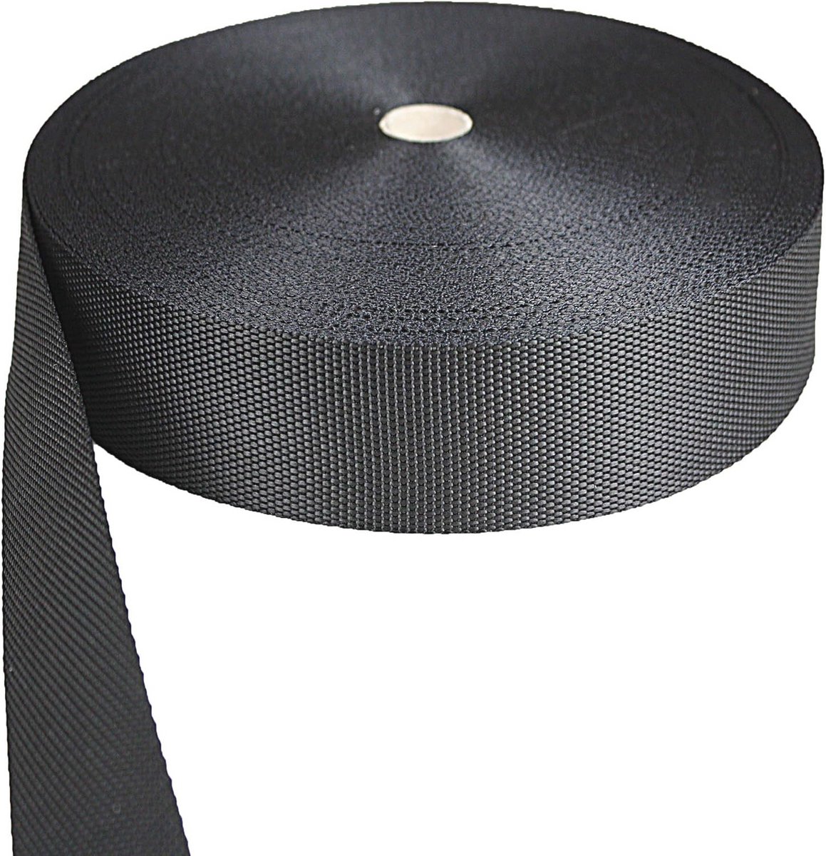 Gordelband polypropyleen zwart 40 mm breed