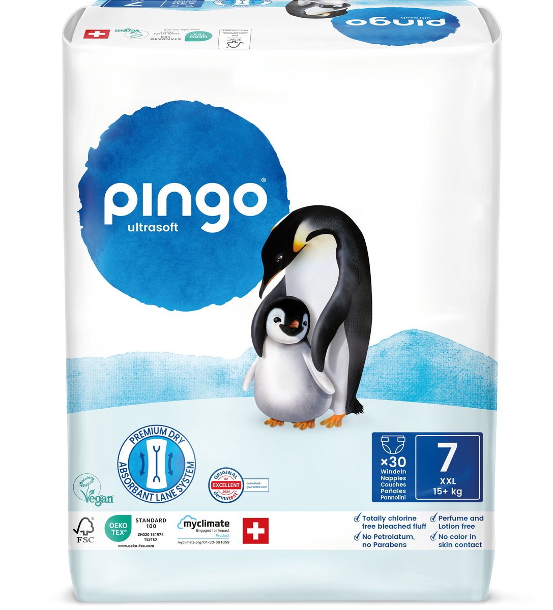 Pingo Ecologische luiers maat 7 | 30 stuks