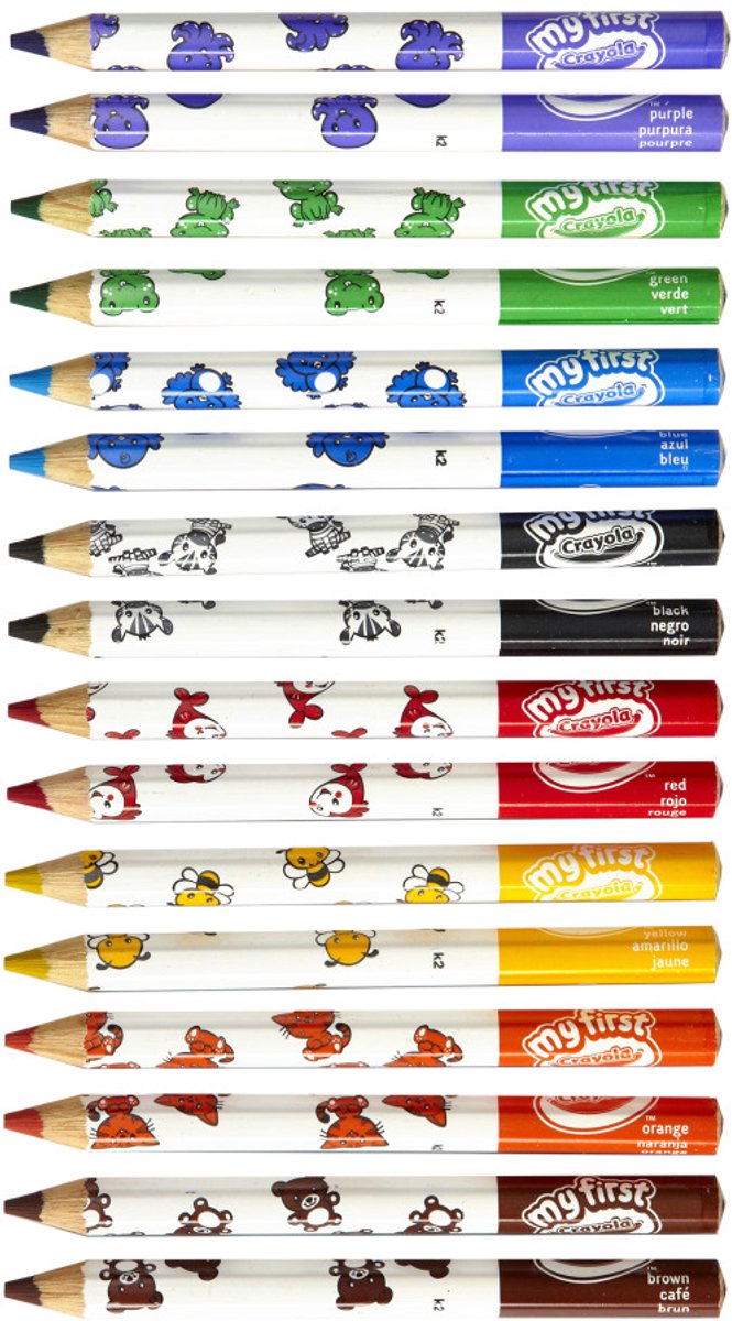 Crayola - Mini Kids - Potlood - 8 Dikke Kleurpotloden Voor Kinderen — afbeelding 11