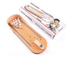 Kinder Mini Bowlingbaan – Compact Bowling Spel met Stalen Bal