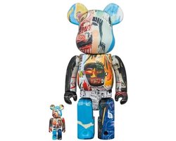 400% & 100% Bearbrick Set - Jean-Michel Basquiat (BWWT 3)