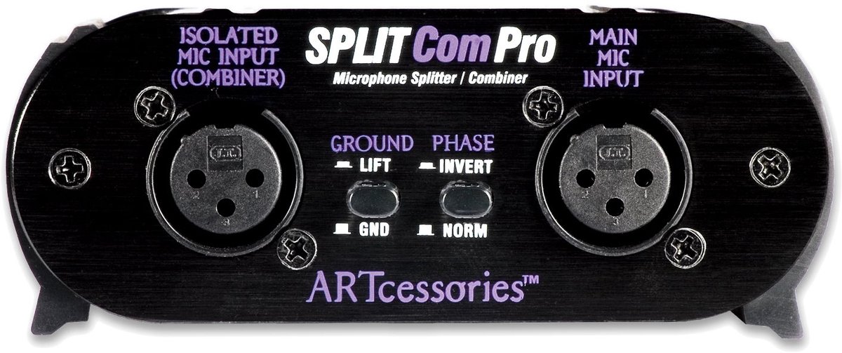 ART SplitCom Pro microfoon-Splitter/Kombinierr - Signaalsplitter