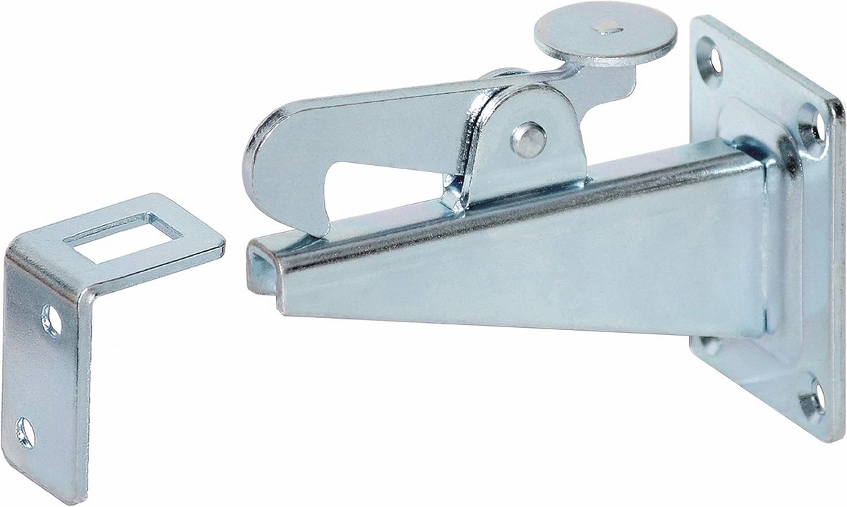 Wandmontage Deurstopper - Zilver Verzinkt