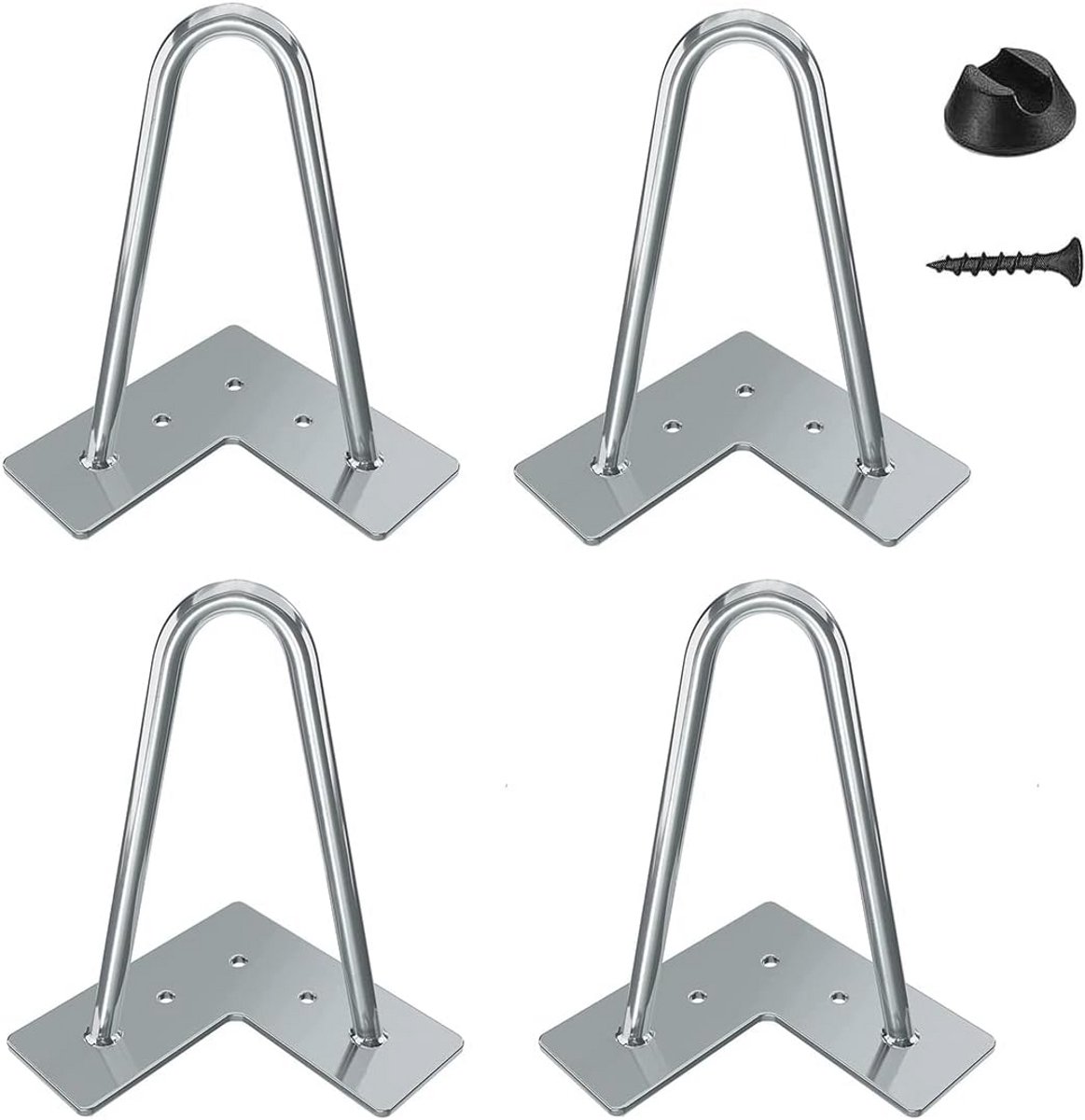 Tafelpoten Set van 4 - Hairpin Poten voor Robuuste Stalen Tafel