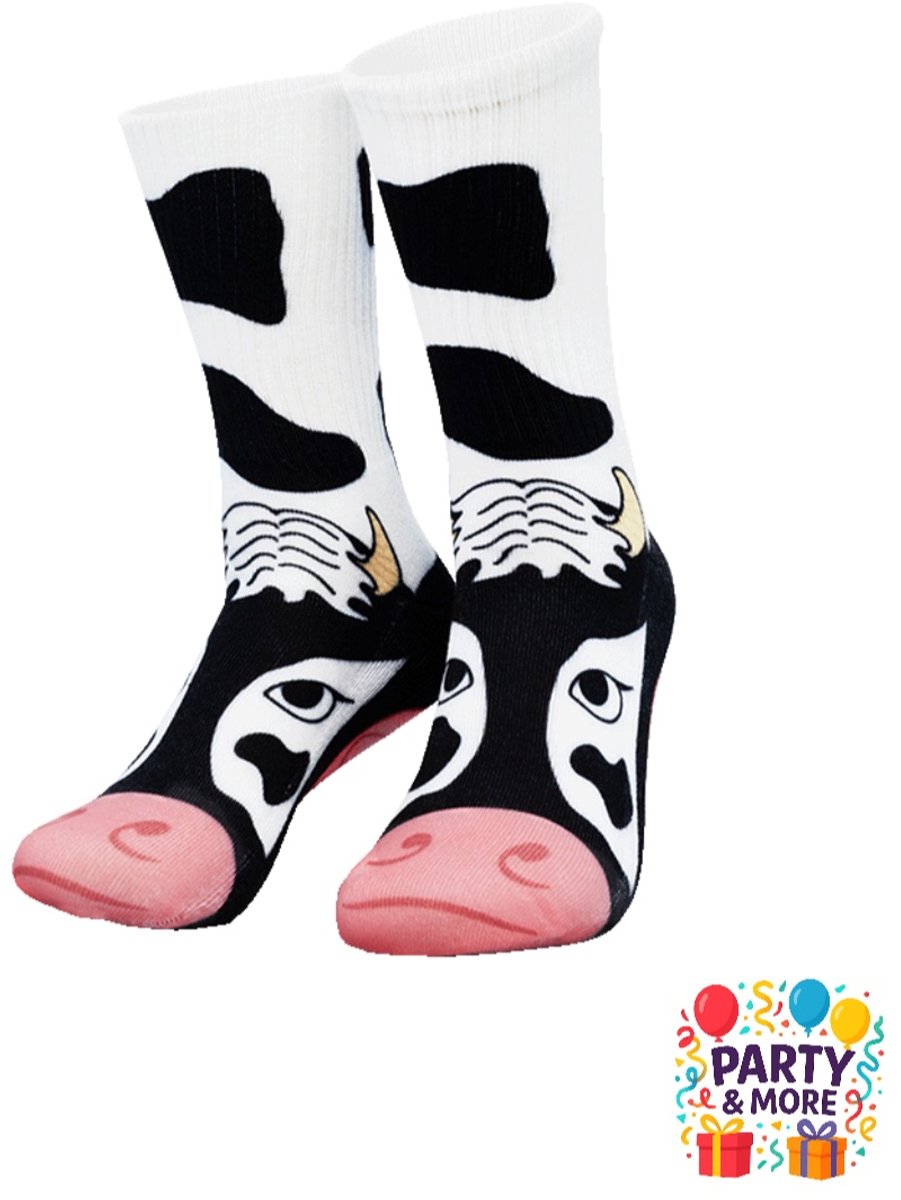 Silly socks – Cow - happy socks – funny socks – sokken –
