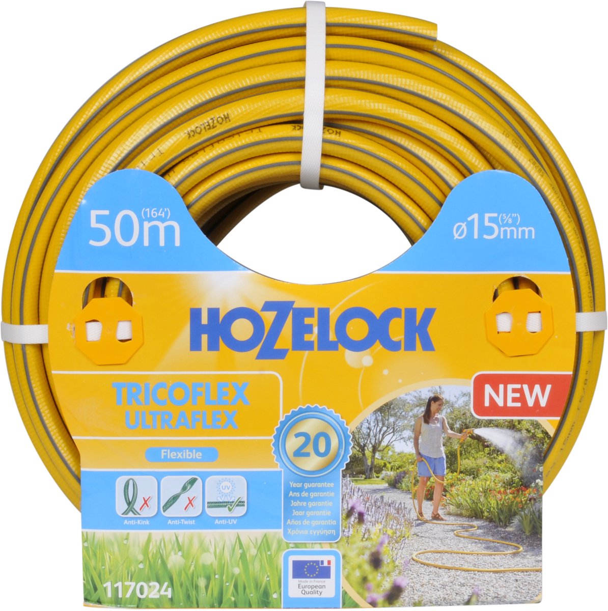 Hozelock 117024 Tricoflex Ultraflex Slang 50 meter, Ø 15 mm