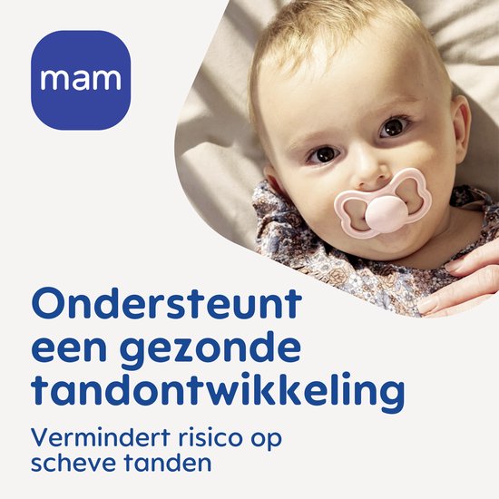 MAM - Supreme Silikon Speen - Siliconen - 16+ Maanden - Extra Ventilatie - Uni - 2 stuks van Merkloos — afbeelding 3