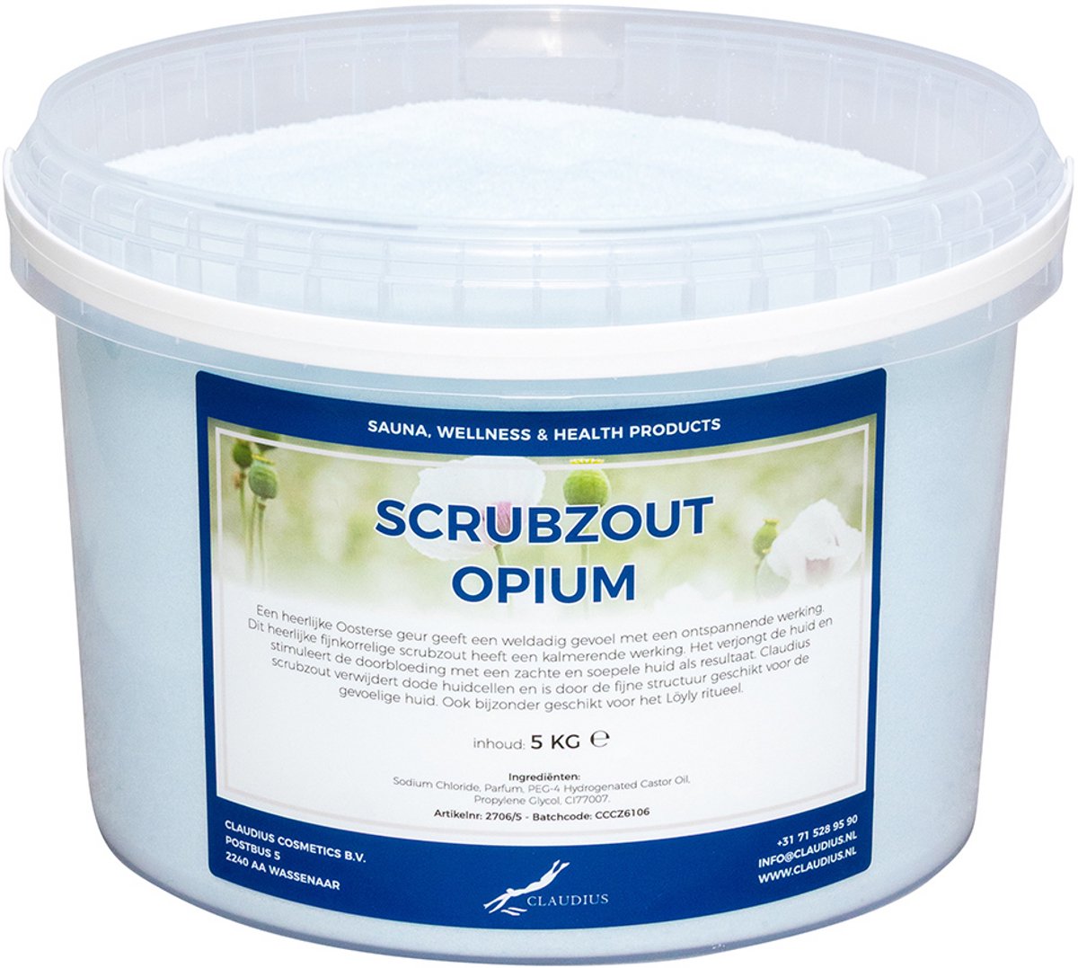 Scrubzout Opium 5 KG - Hydraterende Lichaamsscrub