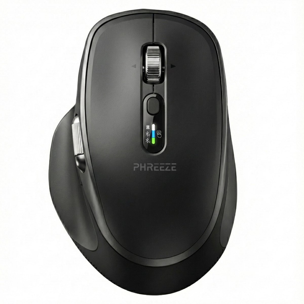 Phreeze Master 3S Draadloze Ergonomische Muis - Bluetooth & USB - Computermuis Oplaadbaar - Stille Muis met Horizontaal Scrollwiel & Snel Scrollen