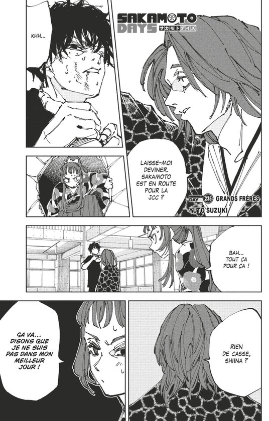 Sakamoto Days chapitres 235 - Sakamoto Days - Chapitre 235 - cover