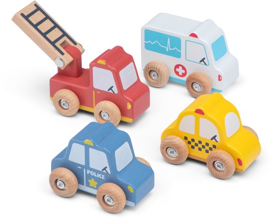 New Classic Toys Speelgoedvoertuigen Set