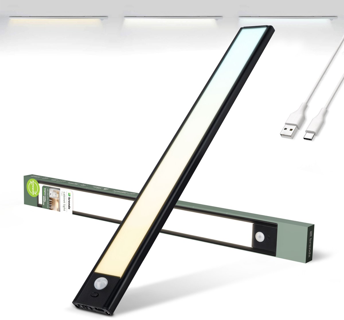 Brendz Puyo LED onderbouw verlichting - 40cm - Bol