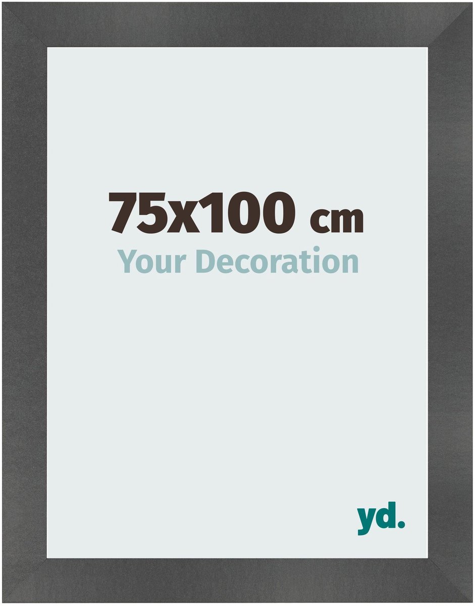 yd. Your Decoration - Fotolijst 75x100 cm - MDF - Zwart Mat - Pisa