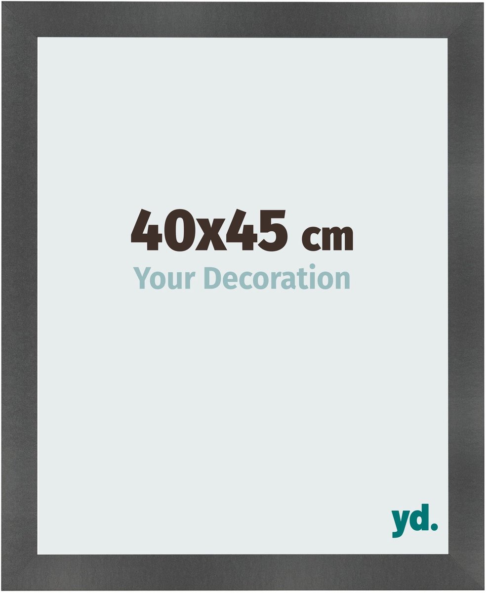 yd. Your Decoration - Fotolijst 40x45 cm - MDF - Zwart Mat - Pisa