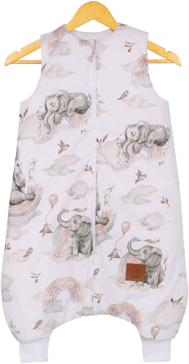 Kinder Slaapzak met Oren, Warm, 18m-3j, Katoen, Olifant