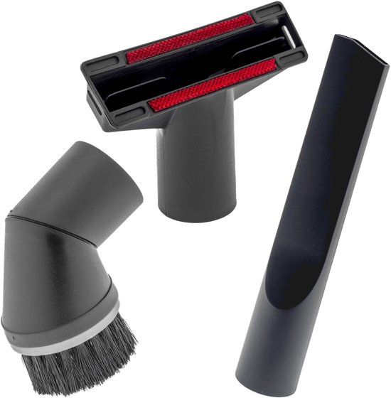 Kleanburg® Geschikt voor Miele - Kleine Zuigmonden Set - Plumeau, Plintzuiger en meubelzuigmond-3 delig