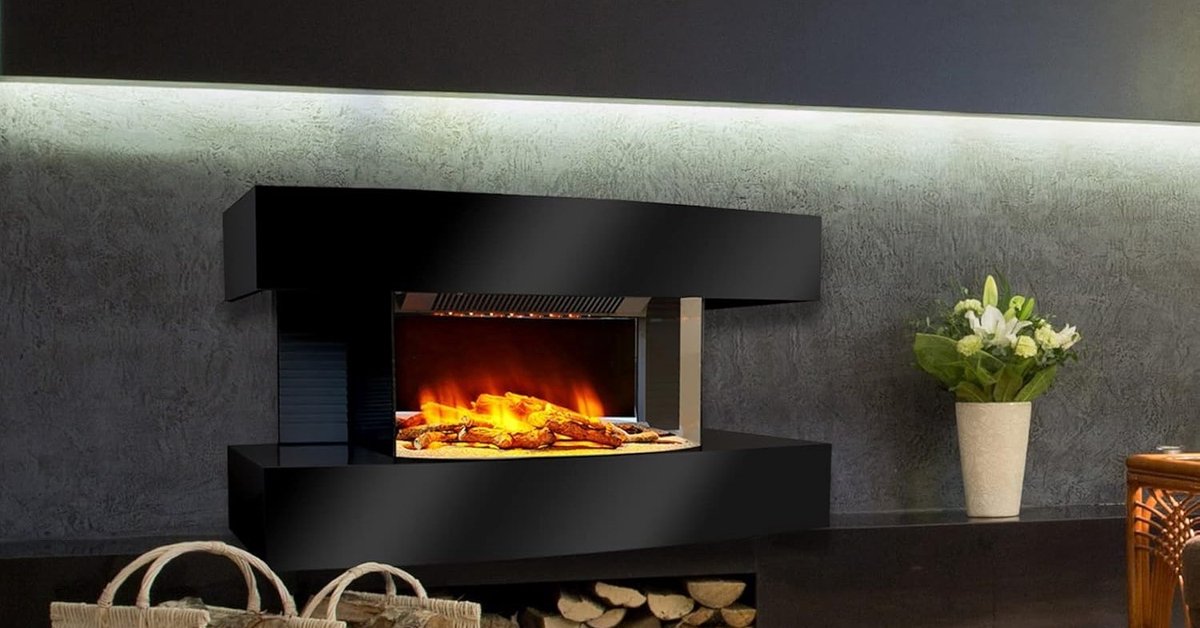 Elektrische Wandhaard TasalFurniture Luxe Lounge 120 cm – Moderne Inbouwhaard met Realistisch LED-Vlameffect – 2000W Verwarming – Wit Design – Inclusief Afstandsbediening & Decoratieve Houtblokken – Stijlvolle Elektrische Sfeerhaard voor Woonkamer