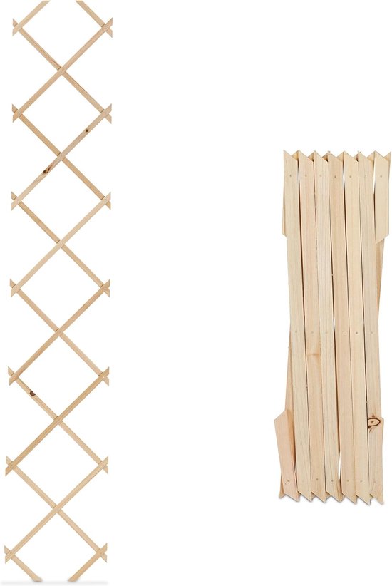Klimrek Trellis hout FSC bruin | De - Sfeervol genieten
