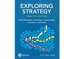 Omslag van Exploring Strategy, Text & Cases