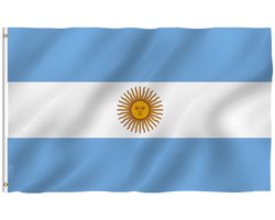 Vlag Argentinië - 90x150 cm - Argentijnse vlag - Jonyx