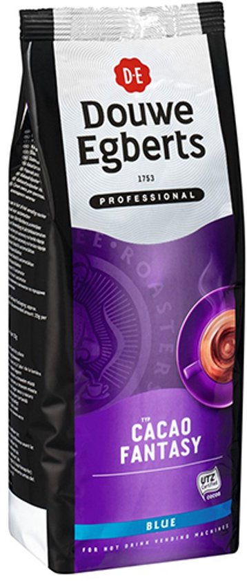 Douwe Egberts - Cacao Fantasy - Blue UTZ - 1 Kilo - Instant Chocolademelk