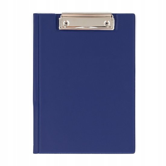 Presse-papiers Biurfol A5 avec couverture, bleu marine