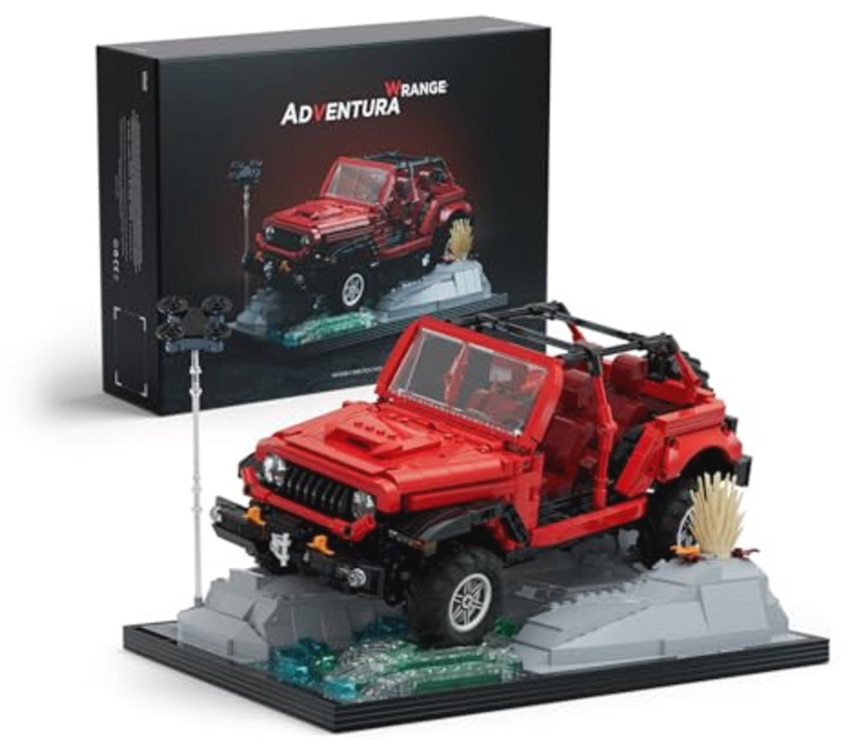 Off-Road Auto Modelbouwset voor Volwassenen - 1993 Onderdelen