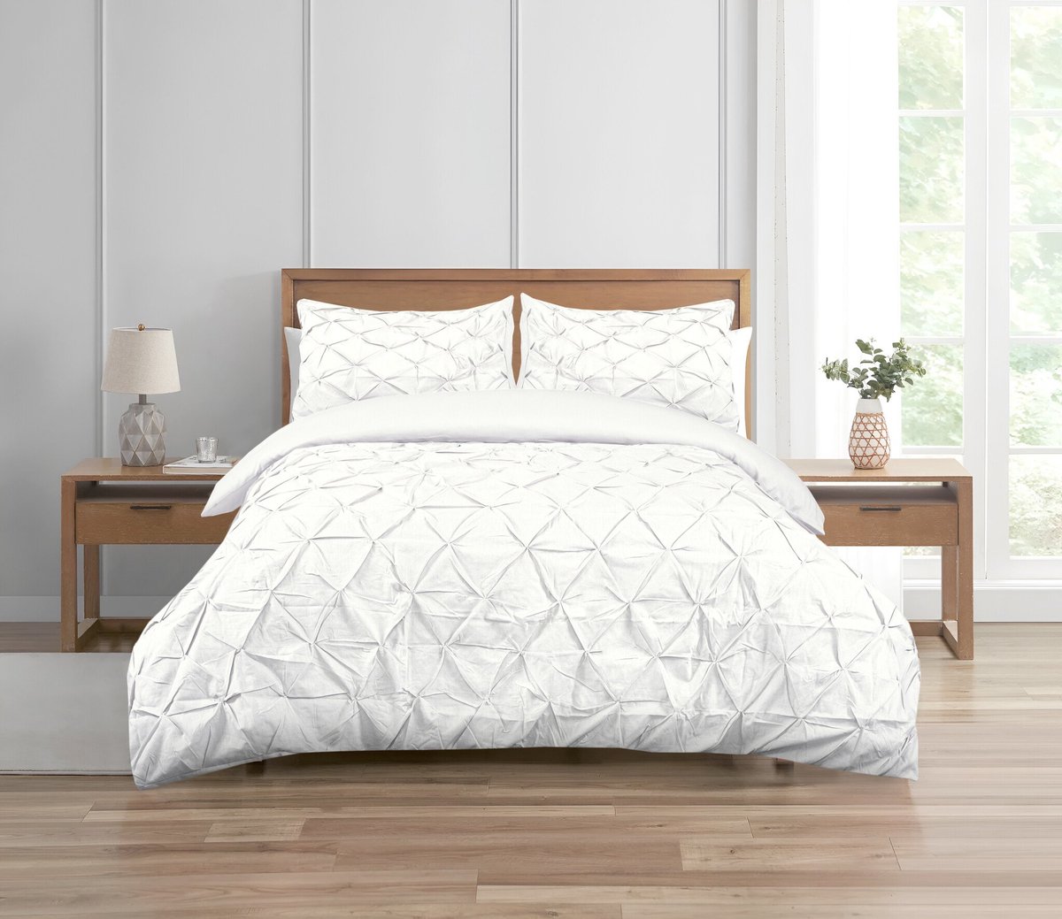 Beau Maison Dekbedovertrek Augustine Wit 200x200/220 cm + 2 kussenslopen