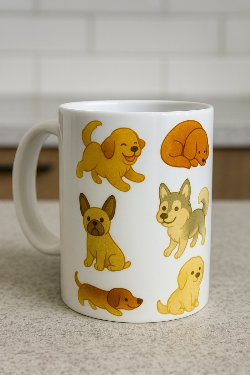 Plot-Twister - Mok Honden - Honden Aquarel Stijl