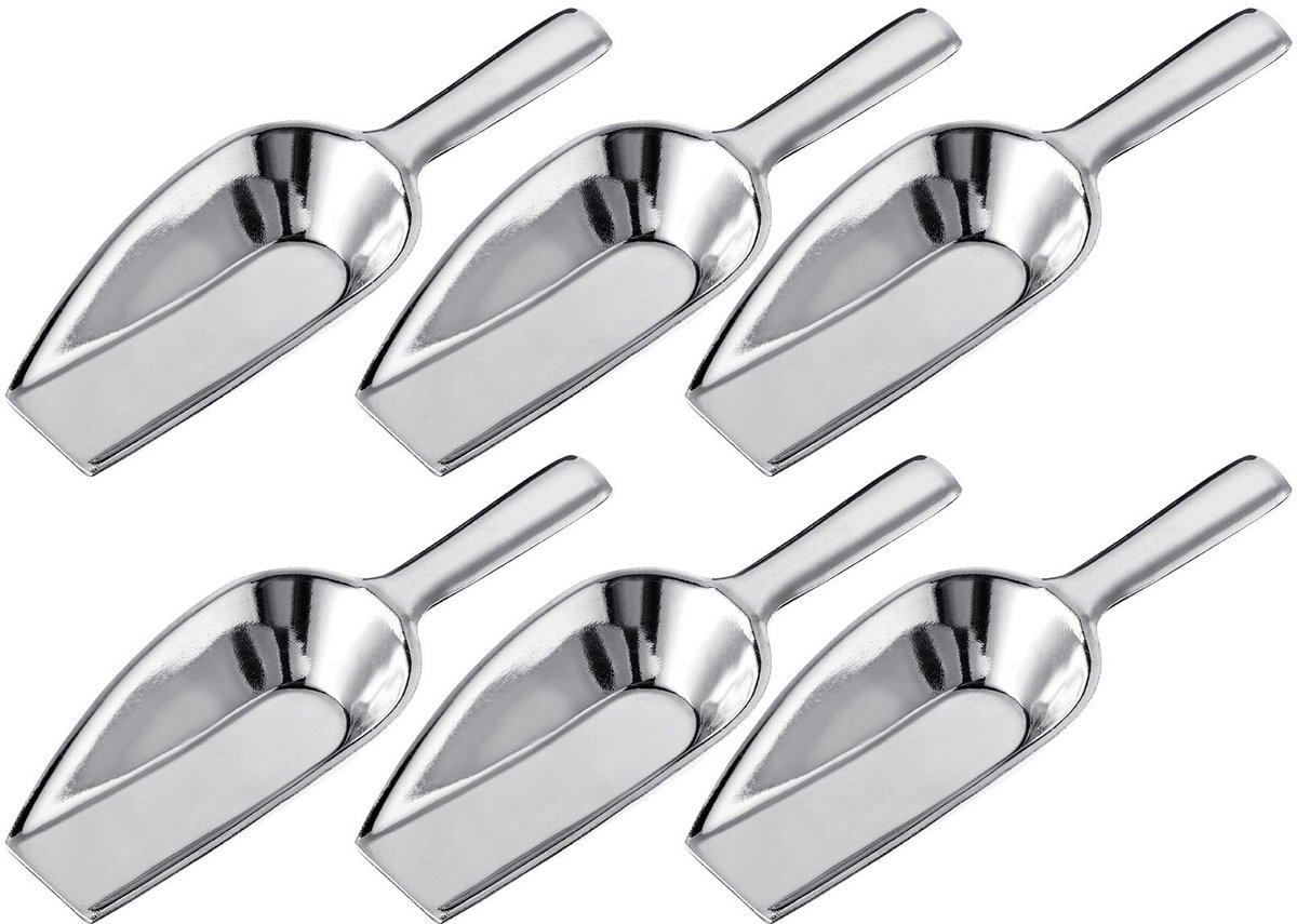 Westmark Hygia Kruidenschepjes – 6 Praktische mini–schepjes voor het hygiënisch doseren van droge ingrediënten, zoals thee en kruiden of huisdiervoeding en snoepjes – 6 ml
