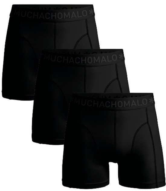 Muchachomalo – Boxer pour homme – Longueur standard – Sous-vêtements – Boxer – Sous-vêtements – 95 % Katoen – Lot de 3 – Taille L