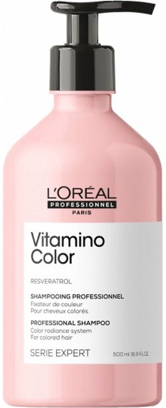 L’Oréal Professionnel Vitamino Color Shampoing Fixateur de Couleur – Pour cheveux colorés – Serie Expert – 500 ml