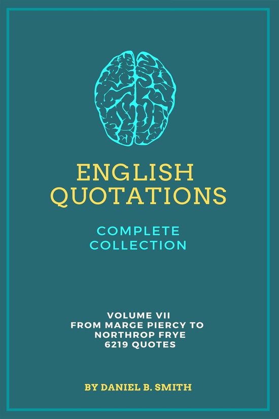 English Quotations Complete Collection: Volume VII - cover