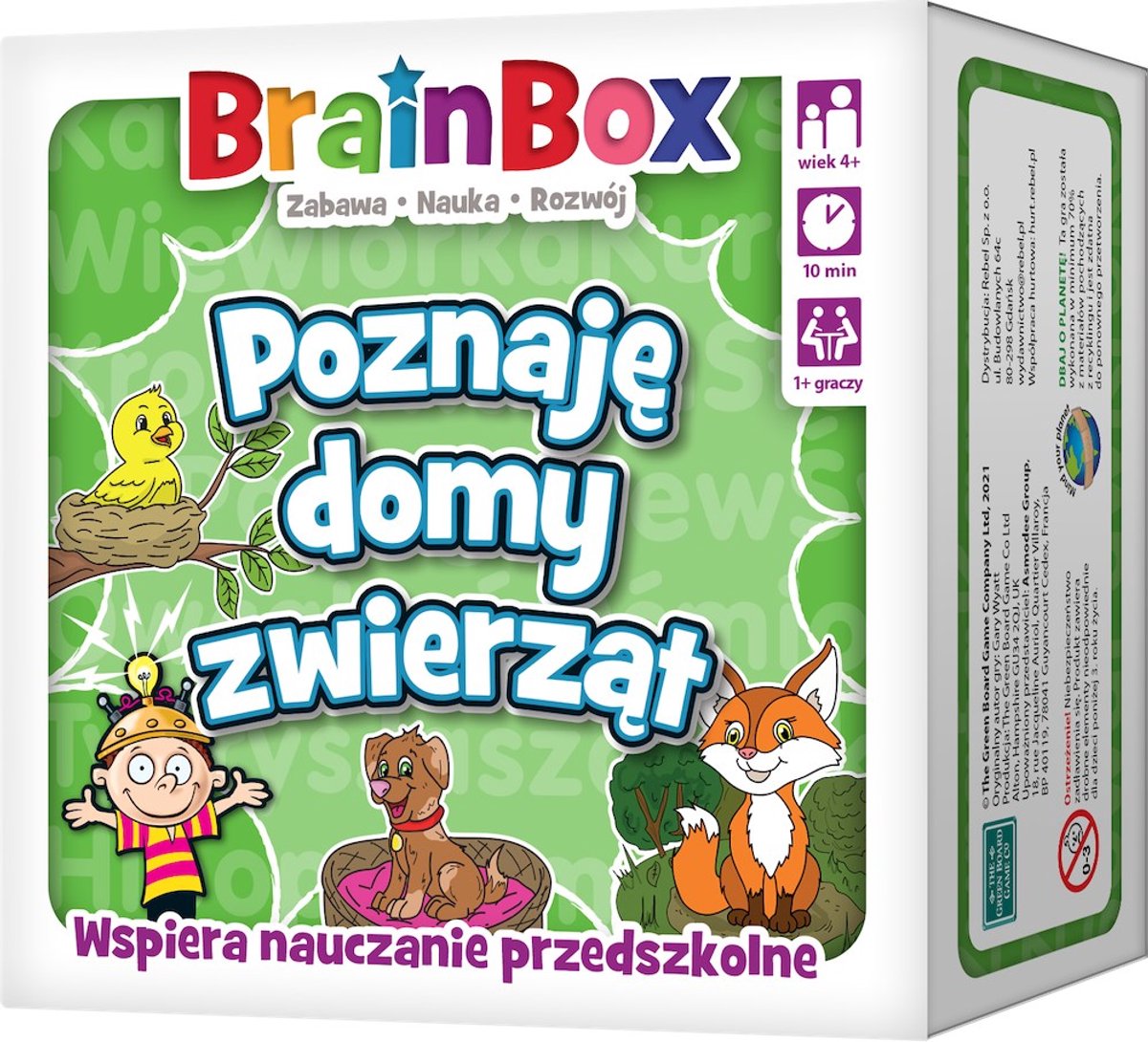 BrainBox Poznaję domy zwierząt