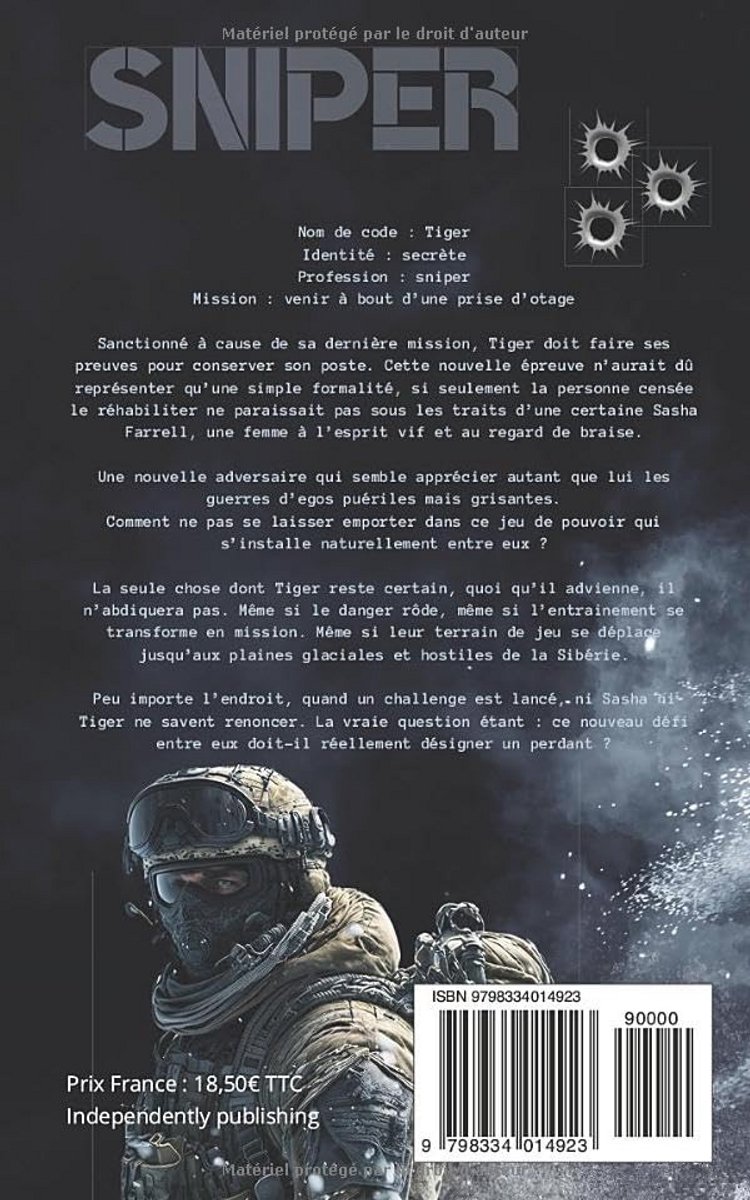 Spannende militaire roman over een sniper en zijn tegenstander