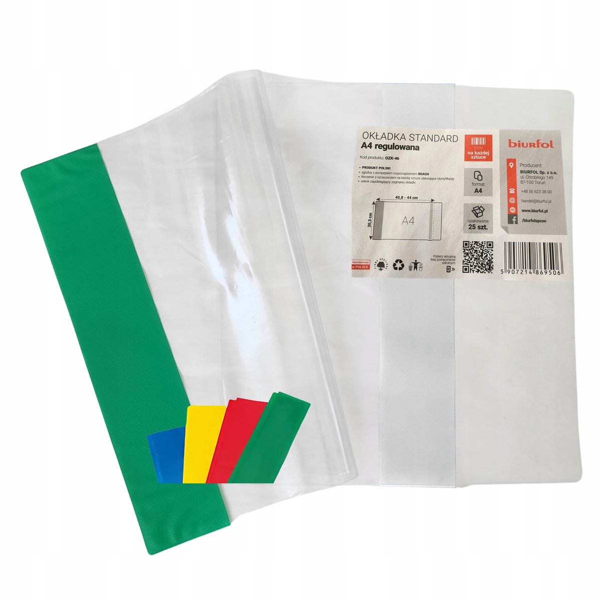 Verstelbare A4 Kaft voor Boeken en Schriften (30.3 x 40.8 cm)