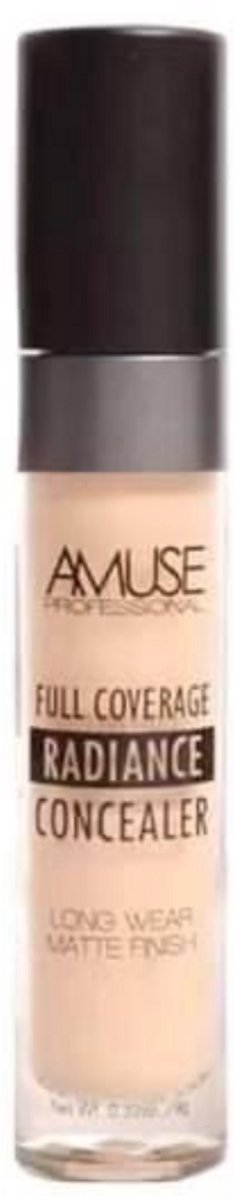 Amuse - Full Coverage - 02 Ivory - Radiance - Concealer - Matte Finish - 9 g