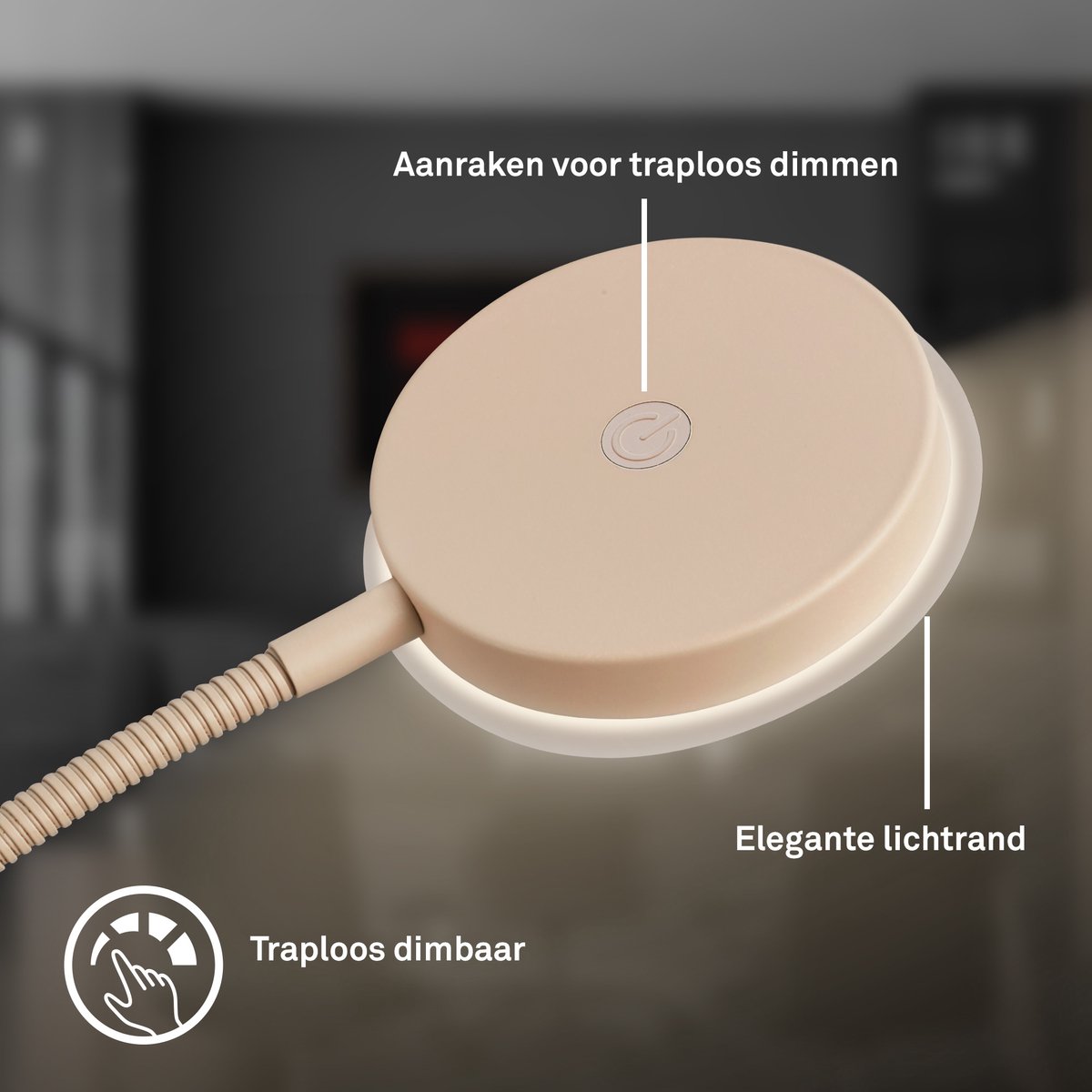 BRILONER Megg - LED Vloerlamp - warm wit licht thumbnail 3