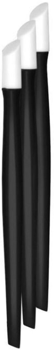 NailPerfect Plastic Pusher Black Zwart